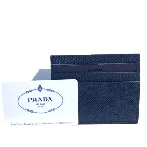 portacarde de credit prada|Prada Portacarte Di Cred Saffiano Cuir Blue Leather Card Case .